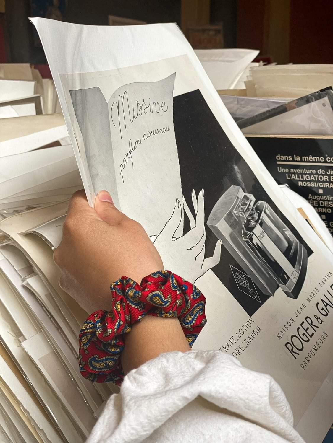 Chouchou Rouge Mademoiselle Sixt